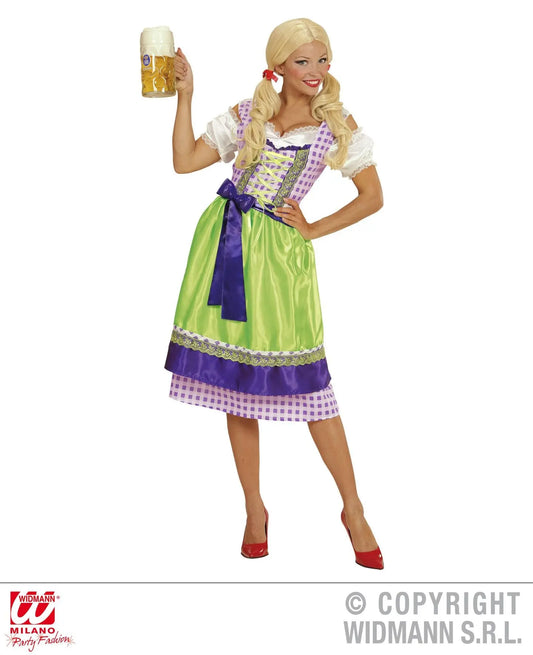 Costume DIRNDL viola-verde - tuttocostumi.it