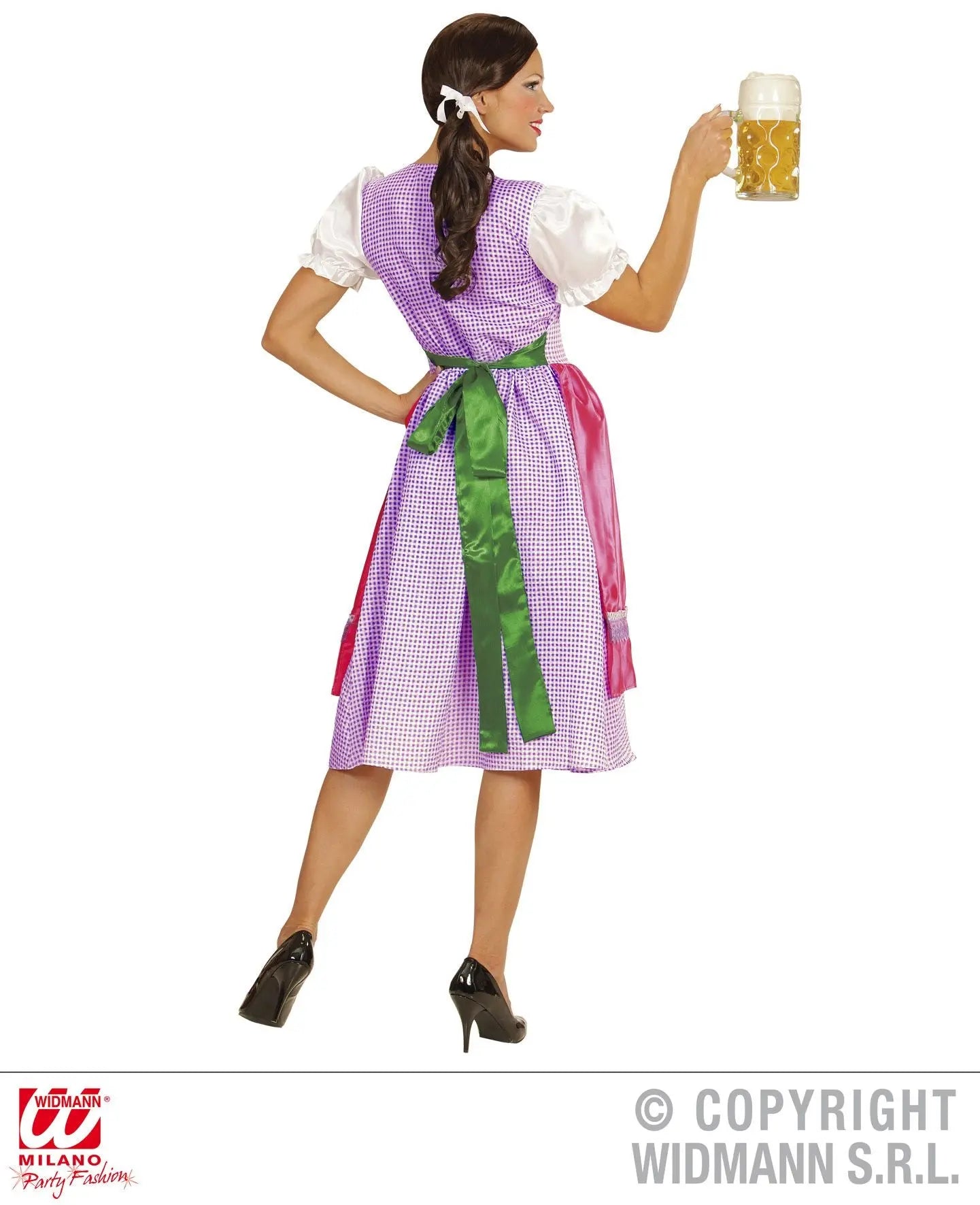 Costume DIRNDL rosa-verde - tuttocostumi.it