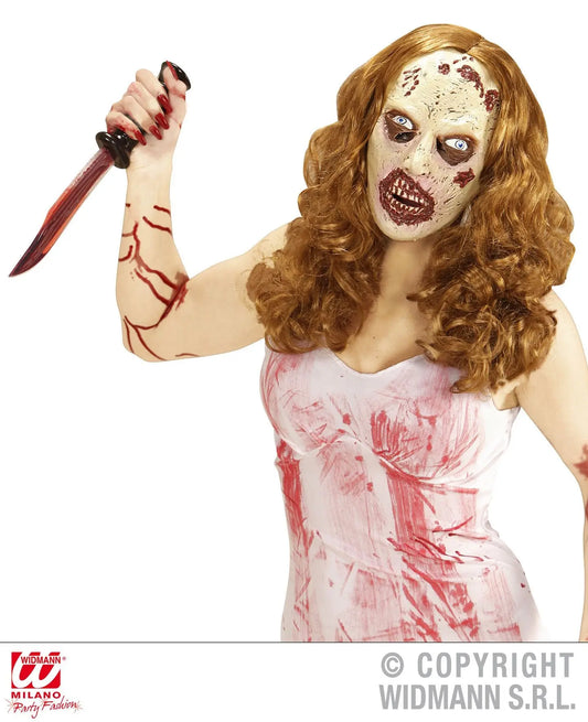 Maschera ZOMBIE CON PARRUCCA - tuttocostumi.it