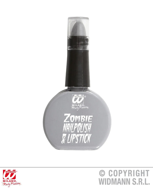Set SMALTO e ROSSETTO zombie GRIGIO - tuttocostumi.it