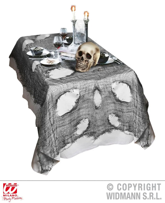 Tessuto decorativo HORROR NERO 75x300 cm - tuttocostumi.it