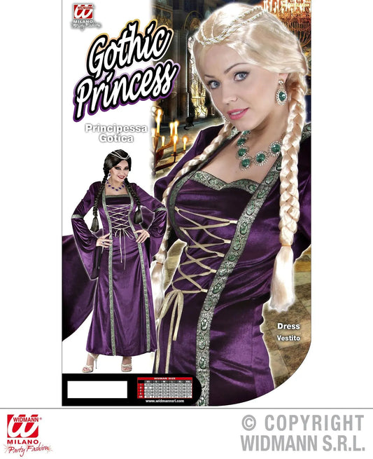 Costume PRINCIPESSA MEDIEVALE gotica - tuttocostumi.it