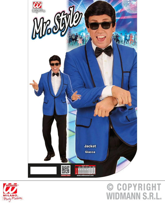 Giacca Mr. Style Blu XL - tuttocostumi.it