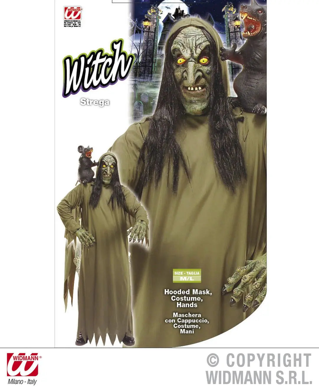 Costume STREGA orripilante - tuttocostumi.it