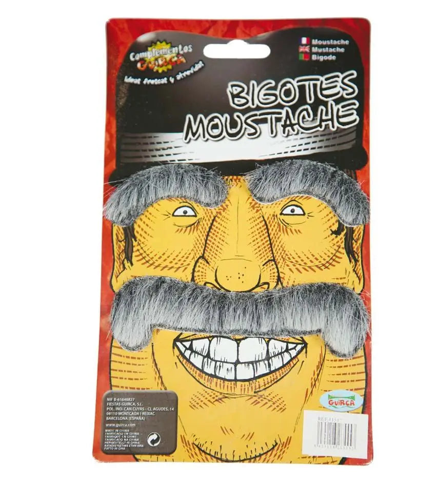 Baffi e sopracciglia GRIGI - tuttocostumi.it