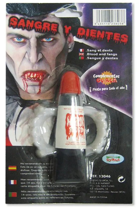 DENTIERA vampiro con SANGUE - tuttocostumi.it