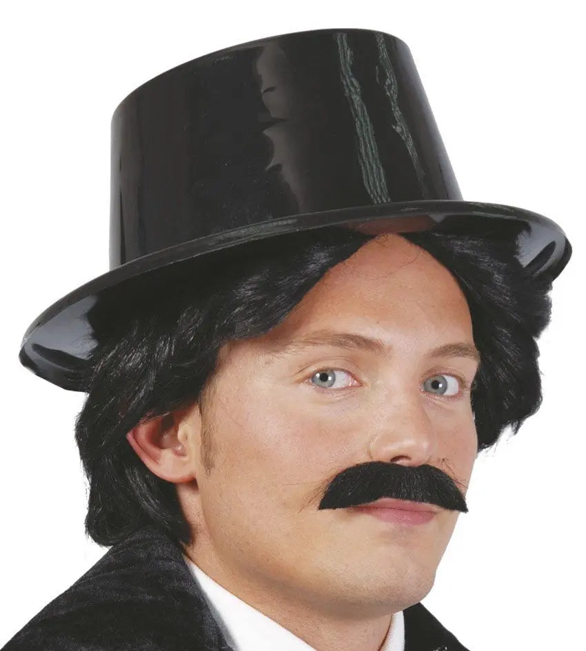 Cilindro in plastica NERO - tuttocostumi.it