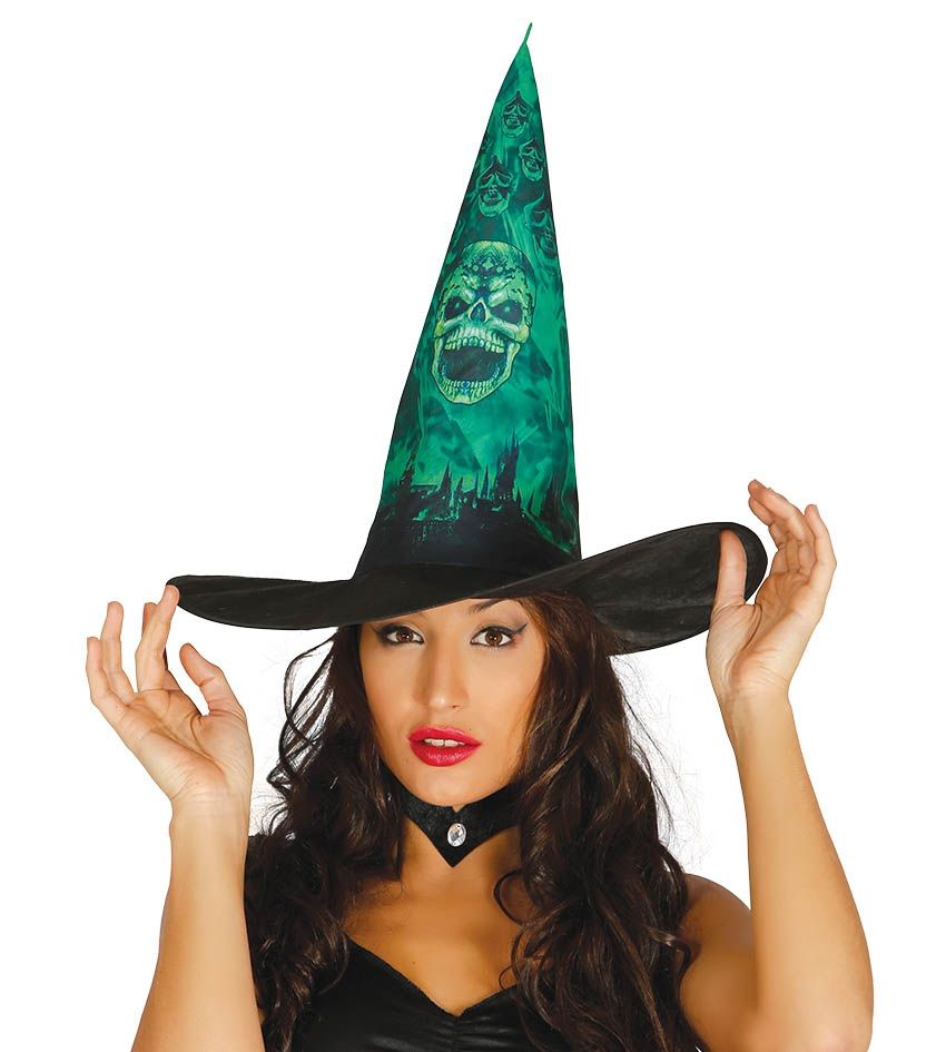 Cappello STREGA con fantasma di Guirca - tuttocostumi.it