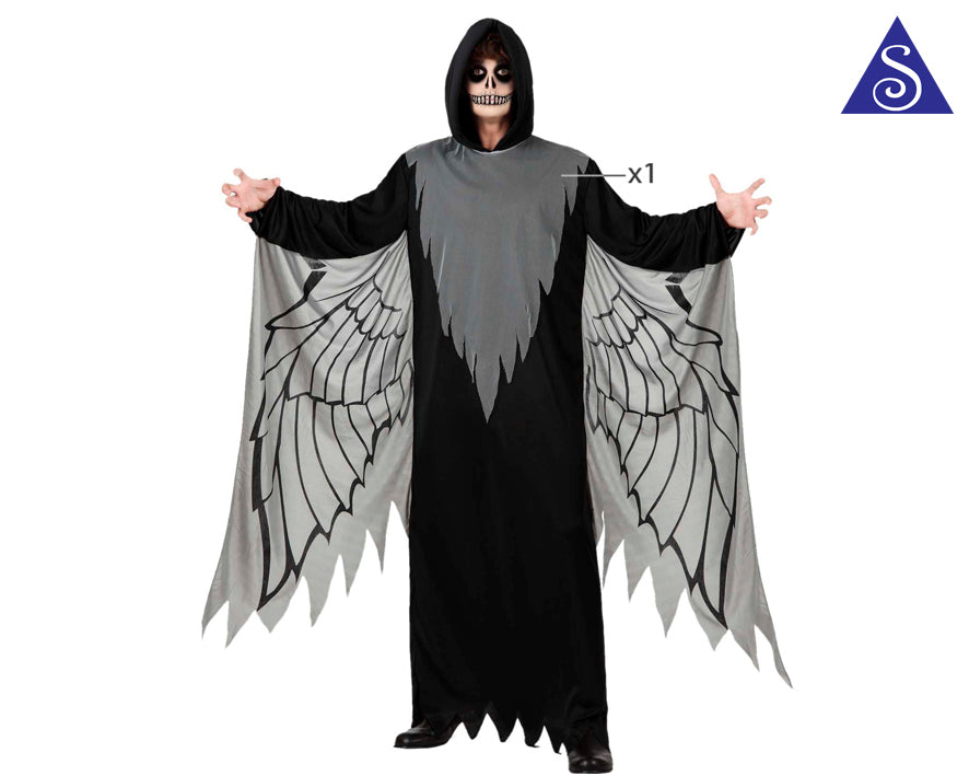 Costume ANGELO NERO di Atosa - tuttocostumi.it