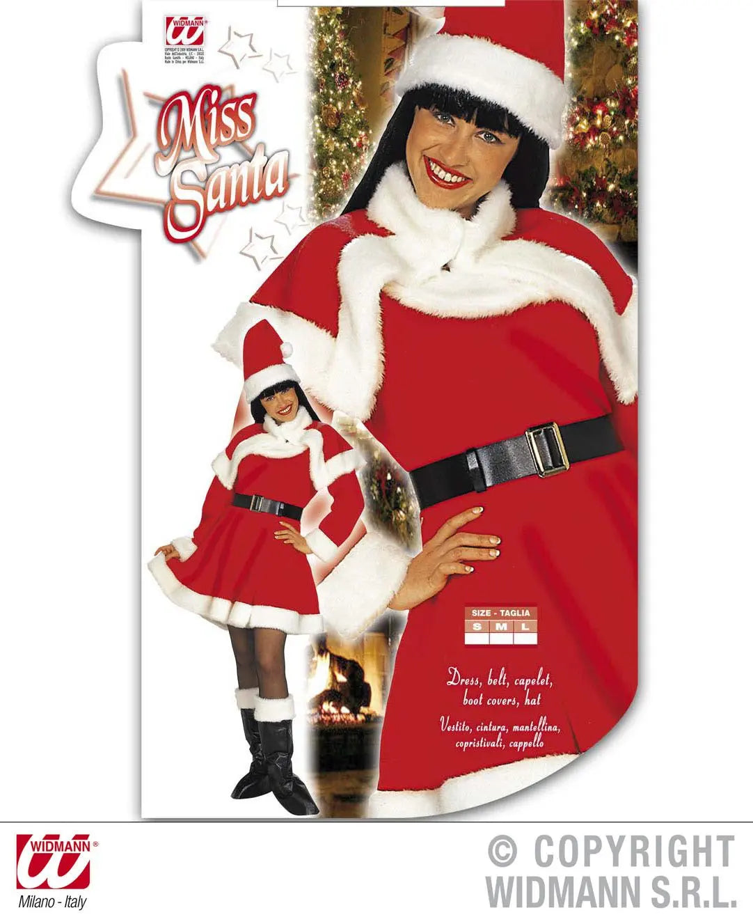 Costume MISS SANTA SUPER LUSSO - tuttocostumi.it