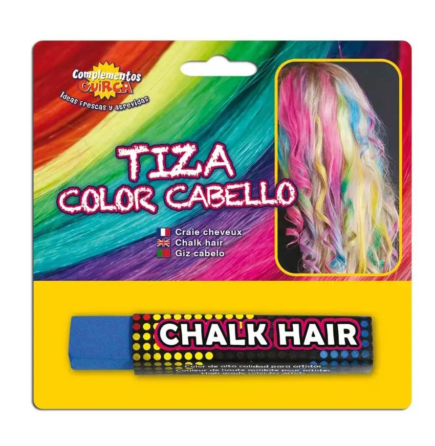 Gessetto per capelli AZZURRO - tuttocostumi.it