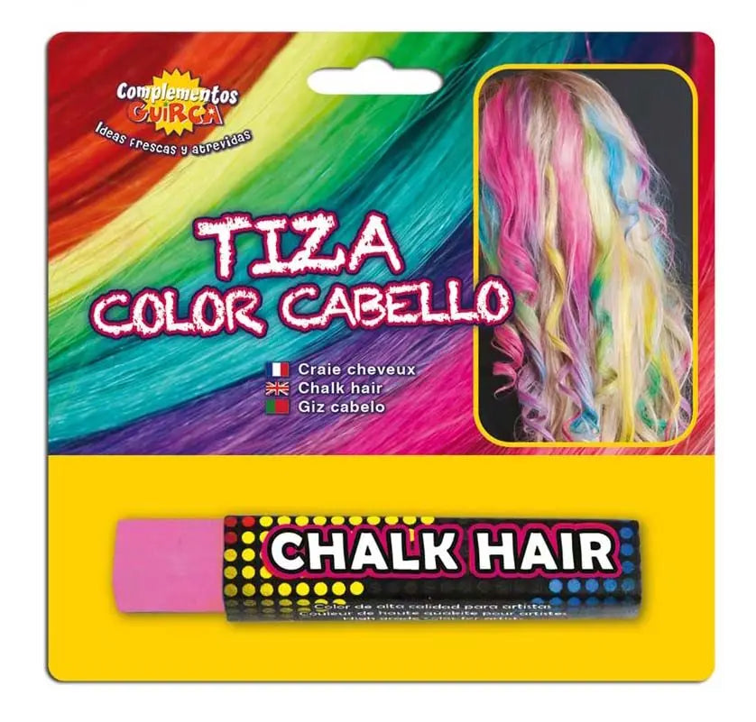 Gessetto per capelli ROSA - tuttocostumi.it