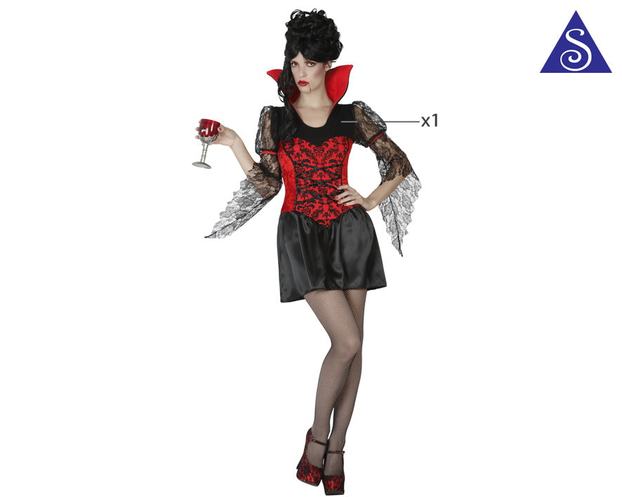 Costume VAMPIRESSA CHIC di Atosa - tuttocostumi.it