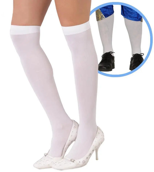 Calze parigine bianche - tuttocostumi.it