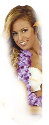 10 x Collane HAWAIANE fiori doppi - tuttocostumi.it