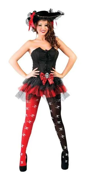 Collant pirata doppio colore - tuttocostumi.it