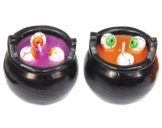 Candela zuppa con occhi colorata - tuttocostumi.it