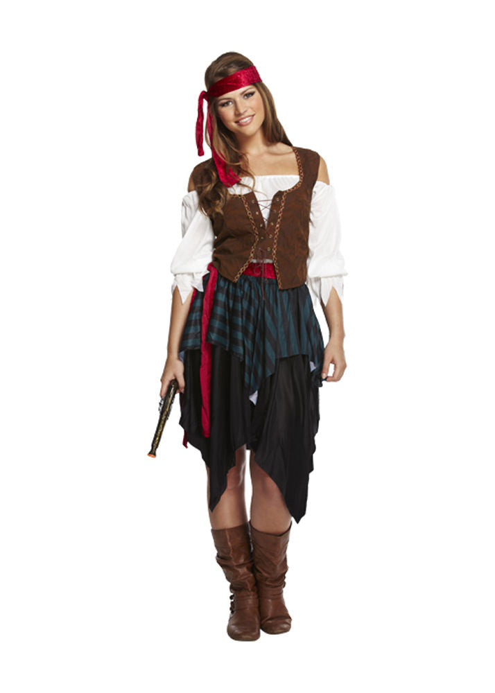 Costume PIRATESSA ISOLE ANTILLE di Smiffys - tuttocostumi.it