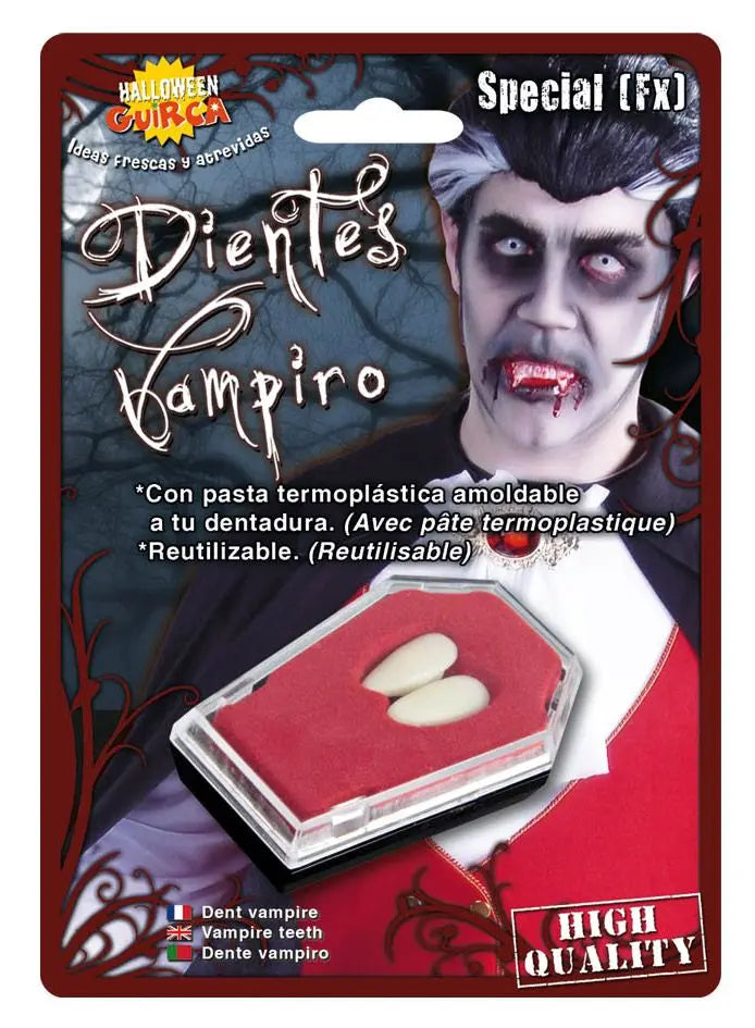Canini TERMOPLASTICI da vampiro - tuttocostumi.it