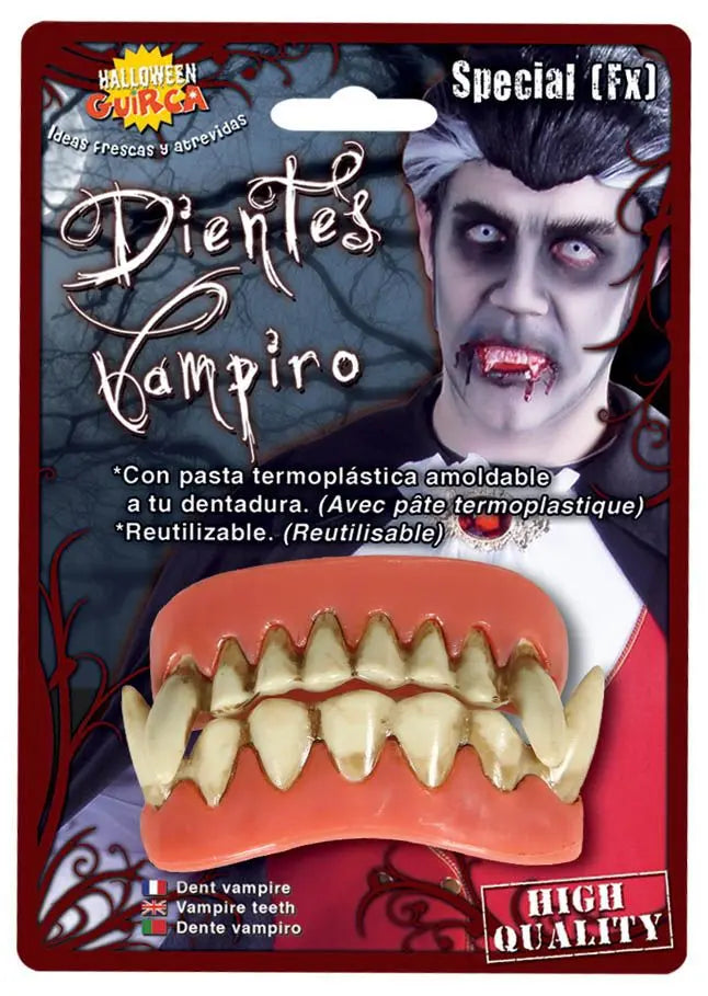 Denti termoplastici da VAMPIRO cattivo - tuttocostumi.it