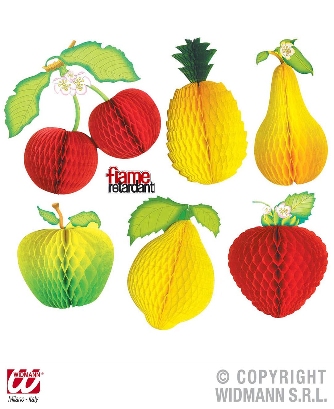 Frutto a nido d'ape gigante 52 cm di Widmann - tuttocostumi.it