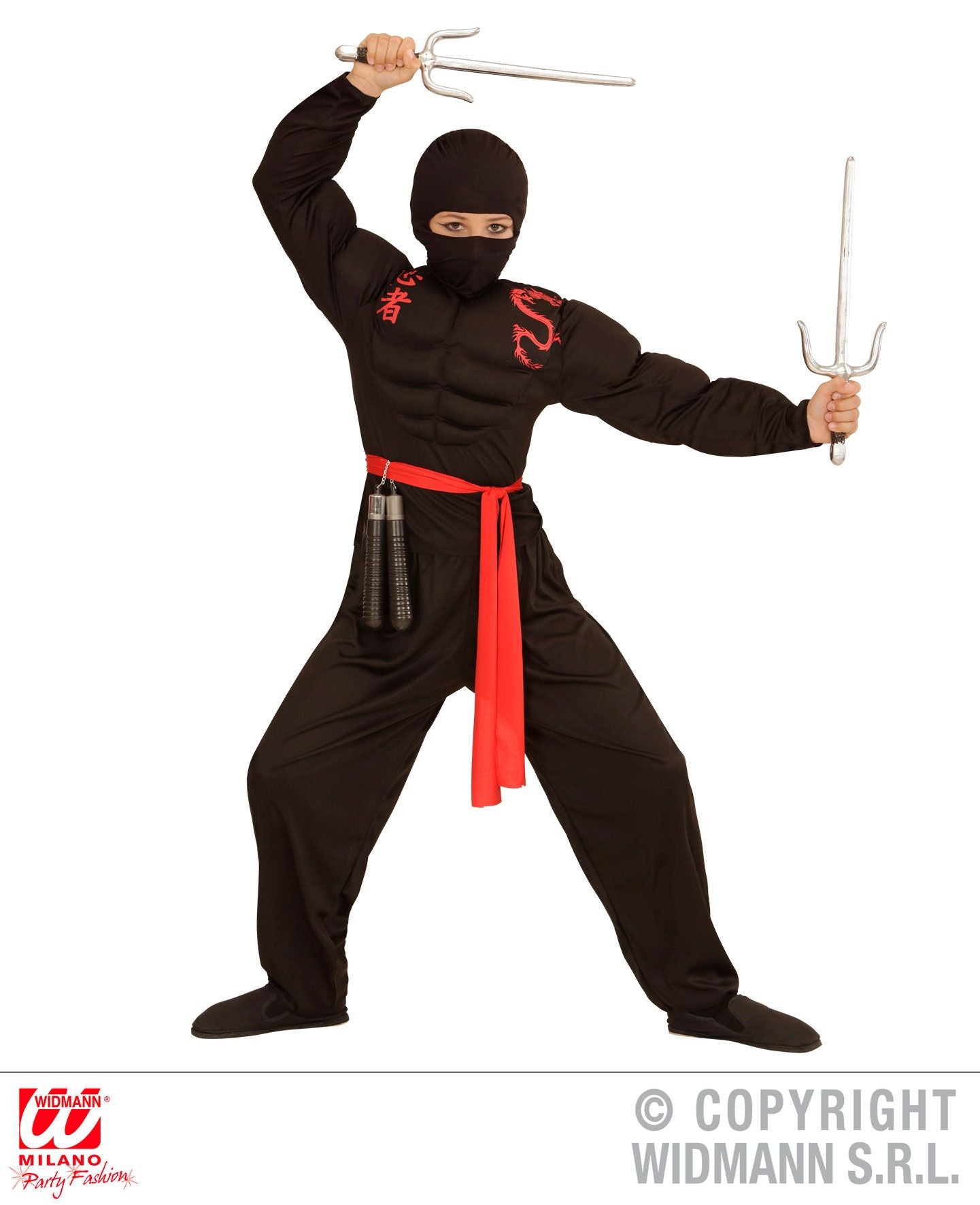 Passamontagna NINJA bambino di Widmann - tuttocostumi.it