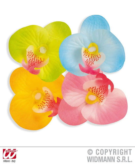 Scatola da 20 ORCHIDEE DECORATIVE - tuttocostumi.it