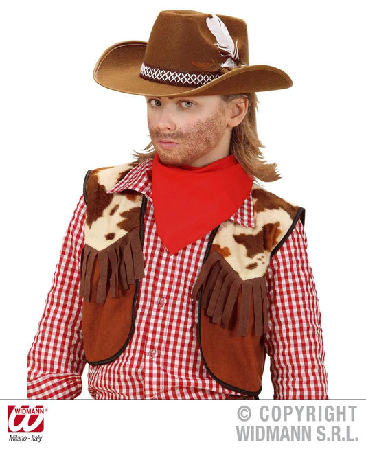 Cappello Cow Boy con piuma bambino - tuttocostumi.it