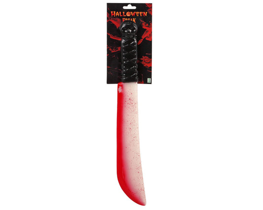 Macete fosforescente insanguinato 45 x 10 cm di Atosa - tuttocostumi.it