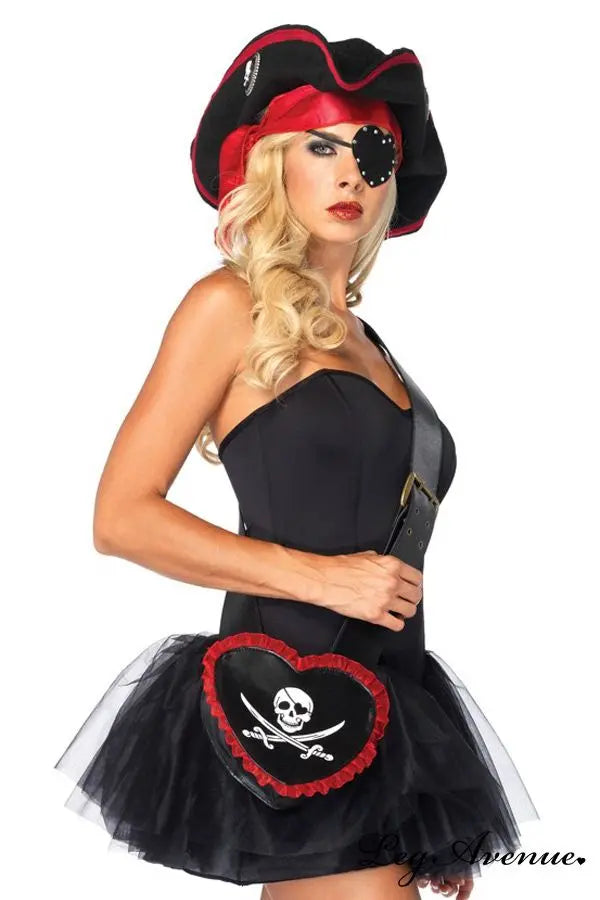 Borsa CUORE DI PIRATA - tuttocostumi.it