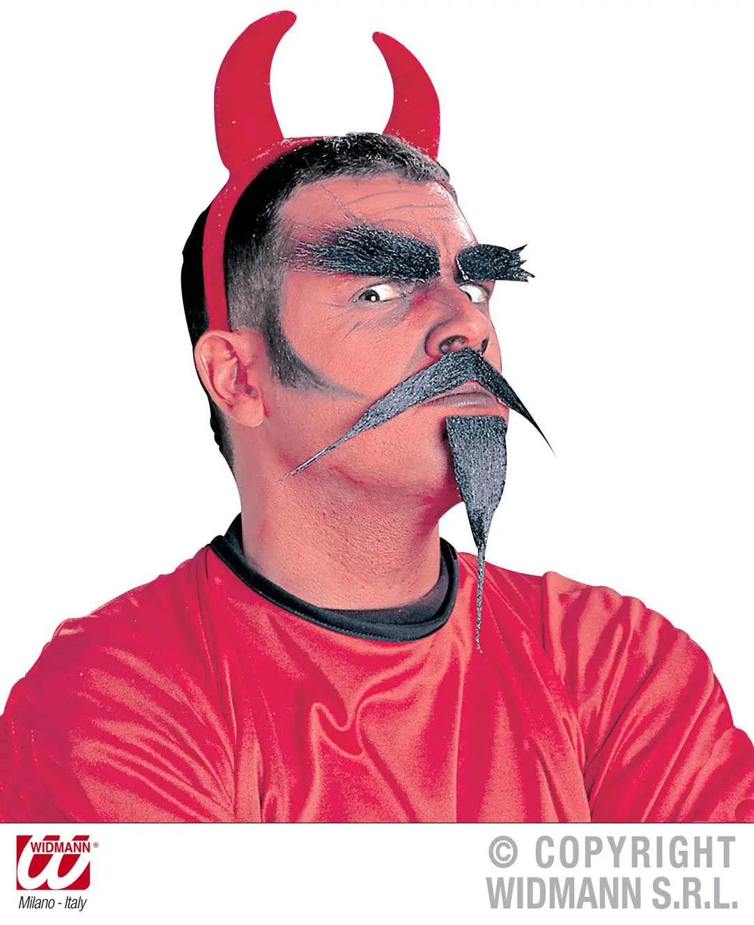 Baffi, pizzetto e sopracciglia DIAVOLO - tuttocostumi.it