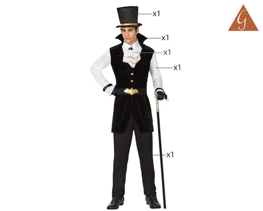 Costume VAMPIRO GENTLEMAN del 1800 di Atosa - tuttocostumi.it