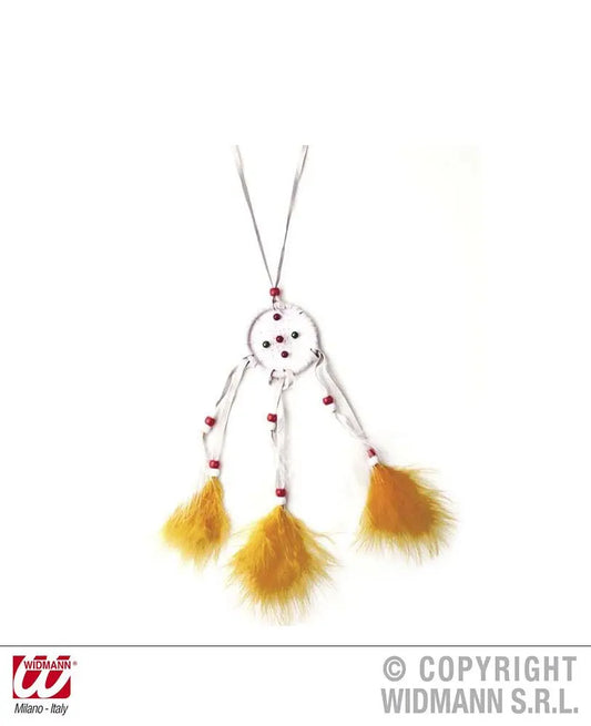 Collana DREAMCATCHER con piume - tuttocostumi.it