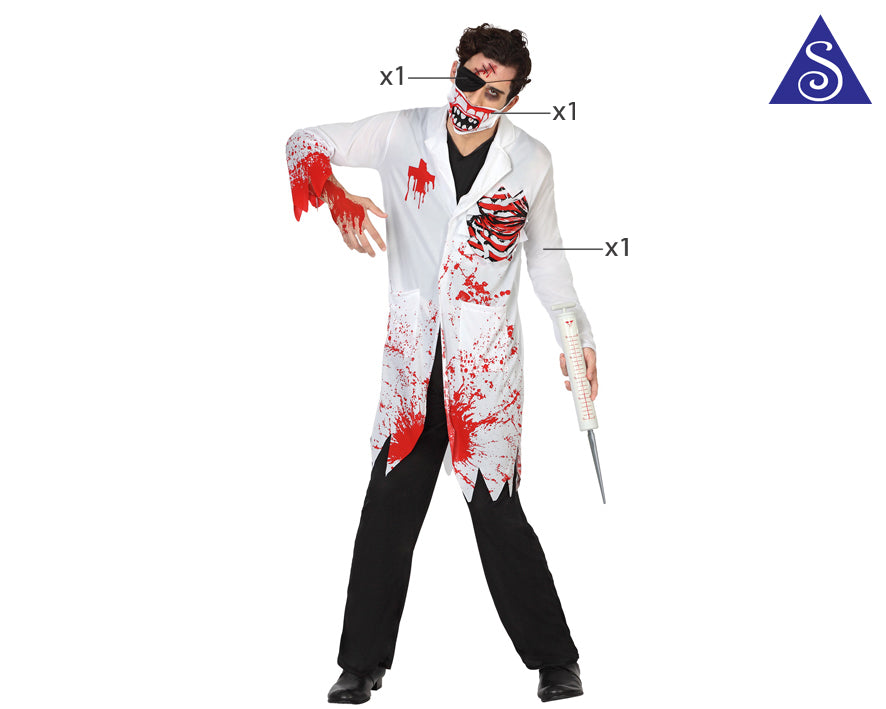 Costume DOTTORE INSANGUINATO di Atosa - tuttocostumi.it