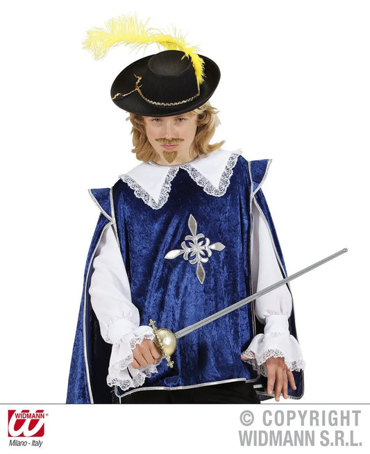 Cappello MOSCHETTIERE CON PIUMA bambino - tuttocostumi.it