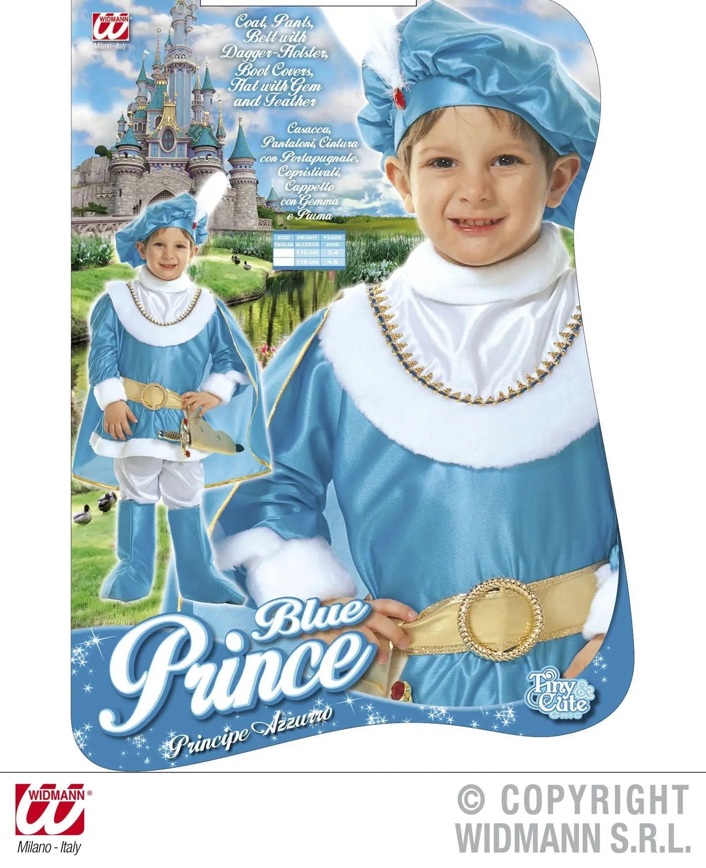 Costume piccolo PRINCIPE AZZURRO - tuttocostumi.it