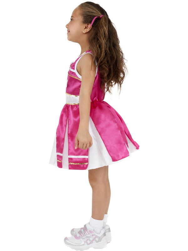 Costume CHEERLEADER ROSA bambina di Smiffys - tuttocostumi.it