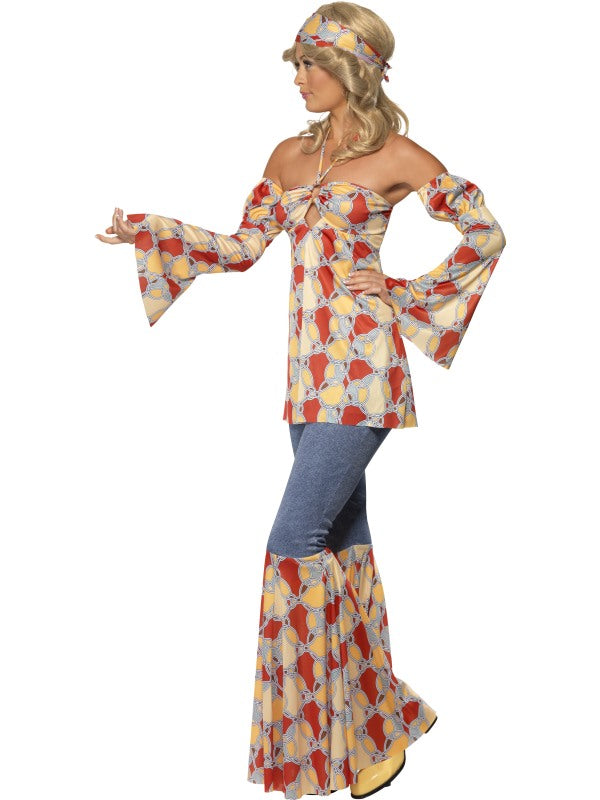 Costume VINTAGE HIPPY '1970 donna di Smiffys - tuttocostumi.it