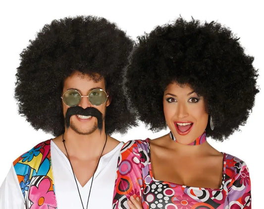 Parrucca AFRO NERA EXTRA - tuttocostumi.it