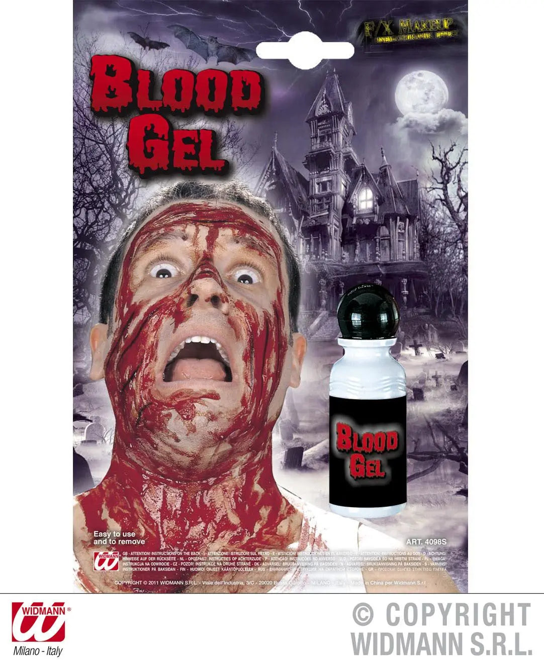 FLACONE SANGUE GELATINOSO - tuttocostumi.it