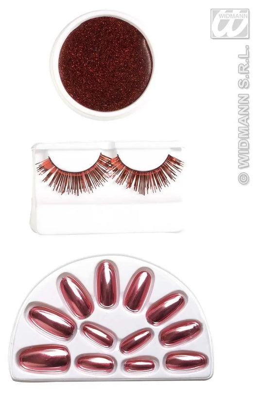 Set Make-Up ROSSO di Widmann - tuttocostumi.it