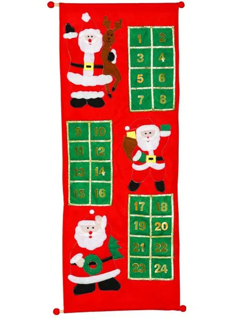Calendario dell'avvento BABBI NATALE - tuttocostumi.it