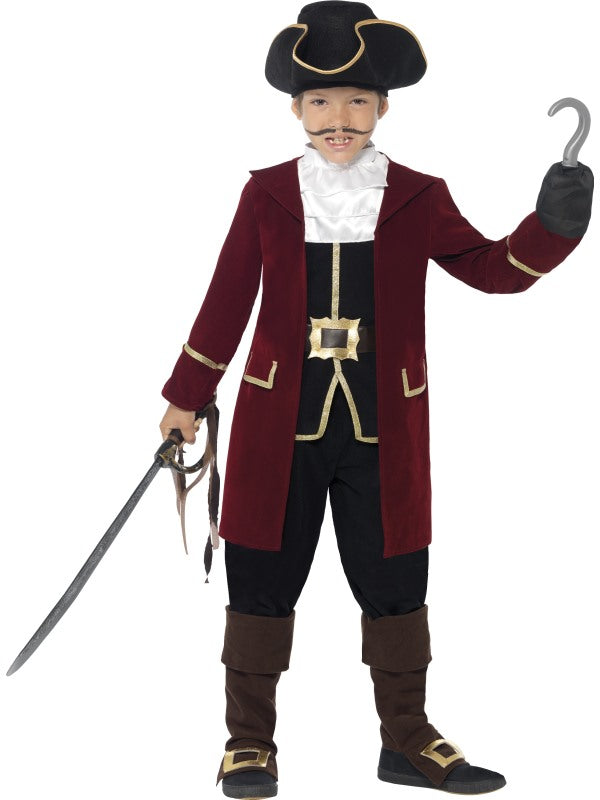 Costume da Capitano dei pirati bambino di Smiffys - tuttocostumi.it