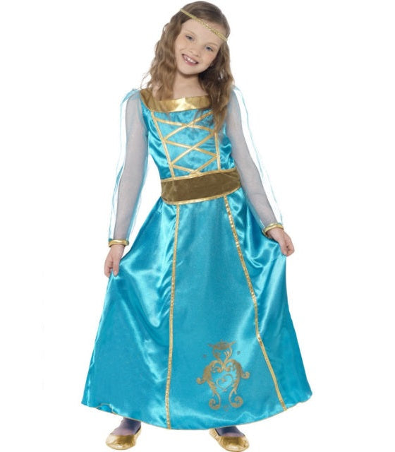 Costume Medieval Maid bambina di Smiffys - tuttocostumi.it