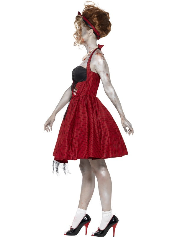 Costume ROCKABILLY ZOMBIE ANNI 50 di Smiffys - tuttocostumi.it