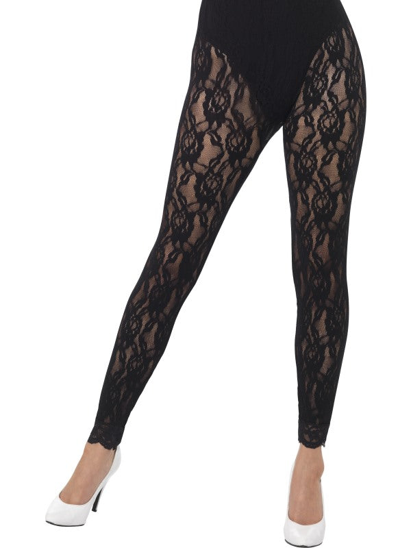 Leggings LACE ANNI 80 di Smiffys - tuttocostumi.it