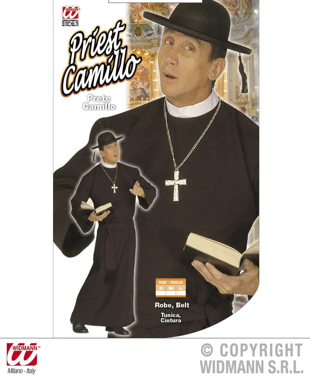 Costume da prete CAMILLO - tuttocostumi.it