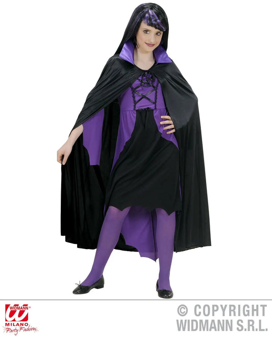 Mantello con colletto viola 110 cm - tuttocostumi.it