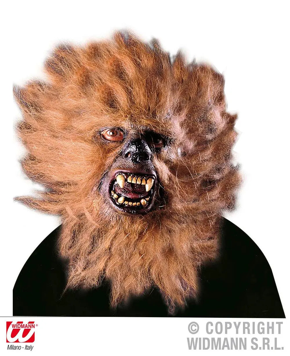 Maschera mezzoviso UOMO SCIMMIA con capelli - tuttocostumi.it