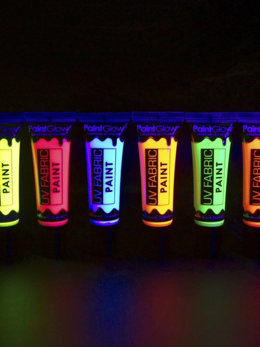 UV Fabric Paint arancione di Smiffys - tuttocostumi.it